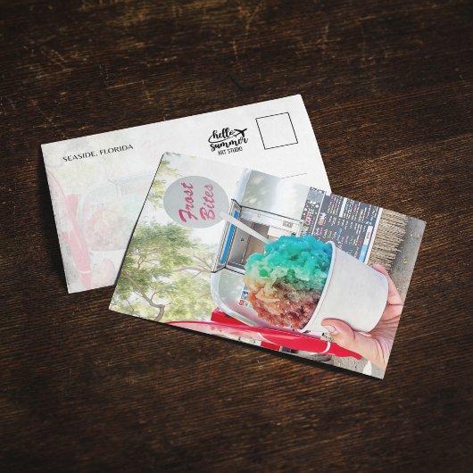 Frost Bite Seaside Floride 30A Aquarelle Carte pos