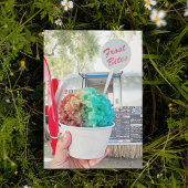 Frost Bite Seaside Floride 30A Aquarelle Carte pos