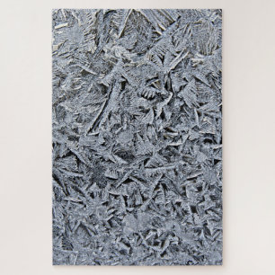 Frost Crystals Close Up Legpuzzel