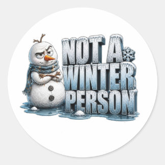 Frost de Chagrijnige Sneeuwman Stickers