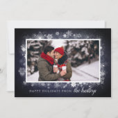 Frost de minuit | Carte photo de vacances (Devant)