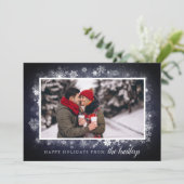 Frost de minuit | Carte photo de vacances (Debout devant)