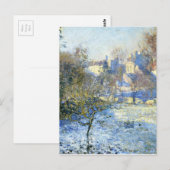 Frost door Claude Monet Briefkaart (Voorkant / Achterkant)
