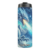Frost Dragon Breathing Ice Storm Thermosbeker (Voorkant)