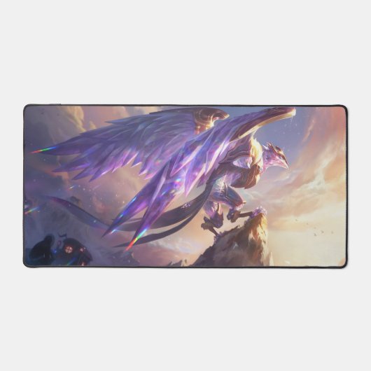 Frost Dragon Gaming Desk Mat Deskmat (Voorkant)