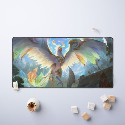 Frost Dragon Jeu Desk Mat Personnalisable Deskmat (Tableau pour enfants)