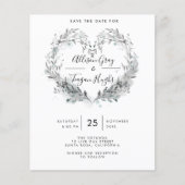 Frost du budget Enregistrer la feuille de dates (Devant)