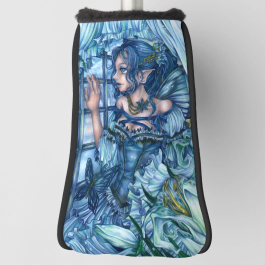 Frost Fairy Meisje's Uitzicht van een Sapphire Win Golfheadcover (Draai 90)