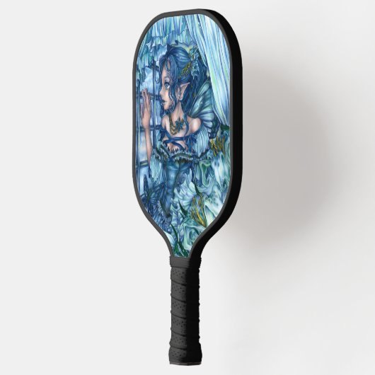 Frost Fairy Meisje's Uitzicht van een Sapphire Win Pickleball Paddle (Links)