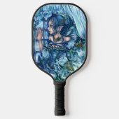 Frost Fairy Meisje's Uitzicht van een Sapphire Win Pickleball Paddle (Voorkant)