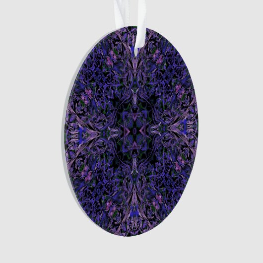 Frost Feather Cross 5 Ornament (voorkant)