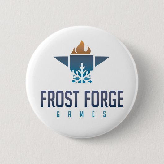 Frost Forge Games Round Button (Voorkant)