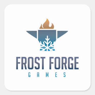 Frost Forge Games Vierkante Sticker