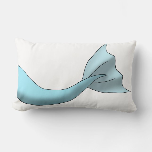 Frost Mermaid Tail Kussen (Voorkant)