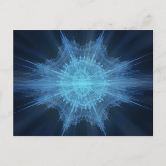Frost Nova Fractal Briefkaart (Voorkant)