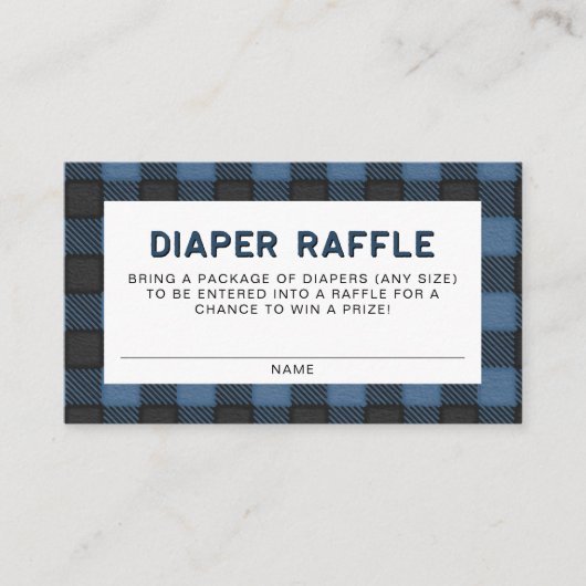 FROST Rustic Blue Flannel Carte à rabat (Devant)