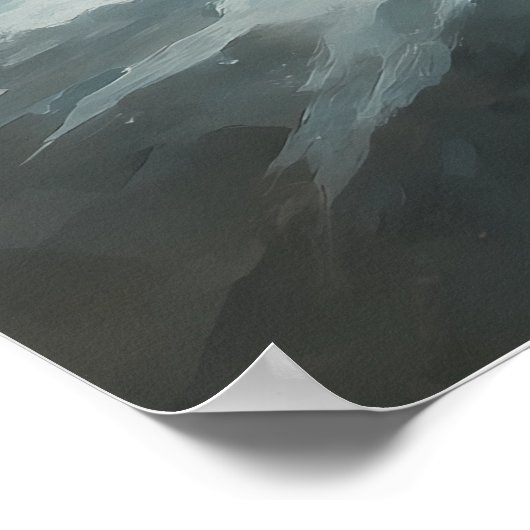 Frost White Tiger – Emperor of the Frozen Realm – Poster (Hoek)