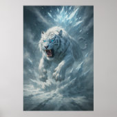 Frost White Tiger – Emperor of the Frozen Realm – Poster (Voorkant)