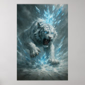 Frost White Tiger – Emperor of the Frozen Realm – Poster (Voorkant)