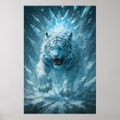 Frost White Tiger – Emperor of the Frozen Realm – Poster (Voorkant)