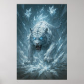 Frost White Tiger – Emperor of the Frozen Realm – Poster (Voorkant)