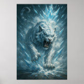 Frost White Tiger – Emperor of the Frozen Realm – Poster (Voorkant)