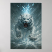 Frost White Tiger – Emperor of the Frozen Realm – Poster (Voorkant)