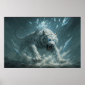 Frost White Tiger – Emperor of the Frozen Realm – Poster (Voorkant)