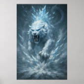 Frost White Tiger – Emperor of the Frozen Realm – Poster (Voorkant)