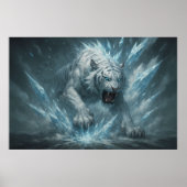 Frost White Tiger – Emperor of the Frozen Realm – Poster (Voorkant)