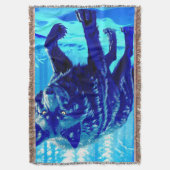 Frost Wolf Deken (Voorkant Verticaal)