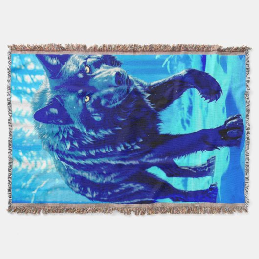 Frost Wolf Deken (Voorkant)