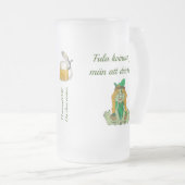 Frostat ölglas — Ölens visdom Matglas Bierpul (Voorkant rechts)