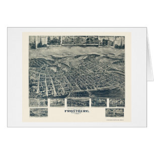 Frostburg, MD Panoramic Map - 1905