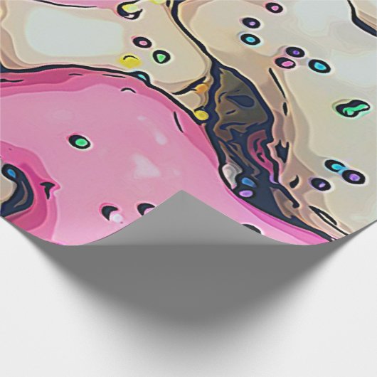 Frosted Animal Cookie Pattern Cadeaupapier (Hoek)