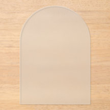 Frosted Arch Acrylic Invitations for Special Event