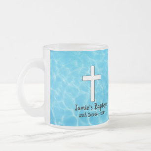 Frosted Baptism keepomwille Matglas Koffiemok