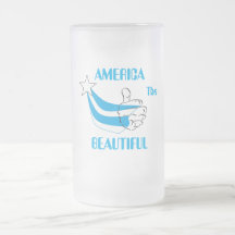 Frosted Beer Mok : Amerika De Mooie