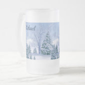 Frosted Beer Mok Channel Een koude op een warme da (Voorkant links)