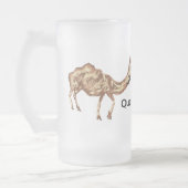 Frosted Beer Mok: Drijf je dorst Matglas Bierpul (Links)