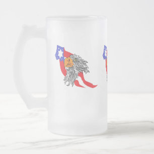 Frosted Beer Mok: Eagle Matglas Bierpul