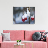 Frosted Berries Canvas Afdruk (Insitu (Woonkamer))