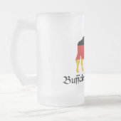 Frosted Bison Beer Stein Matglas Bierpul (Links)