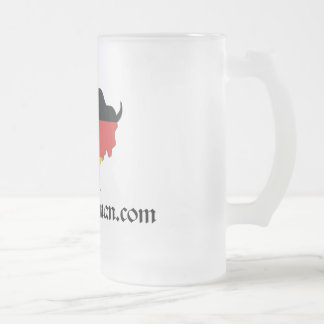 Frosted Bison Beer Stein Matglas Bierpul