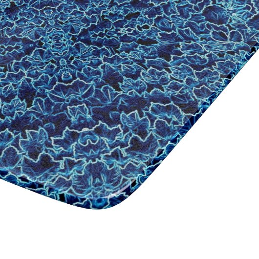 Frosted Blue Ivy Cool Snijplank (Hoek)