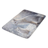 Frosted Bonds: de poolvos en haar welp Badmat (Gekanteld)