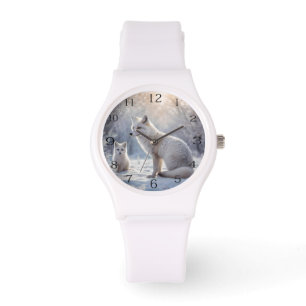Frosted Bonds: de poolvos en haar welp Horloge