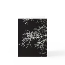Frosted Branches - Blank Gevouwen Kaart