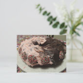Frosted Cake Briefkaart (Staand voorkant)