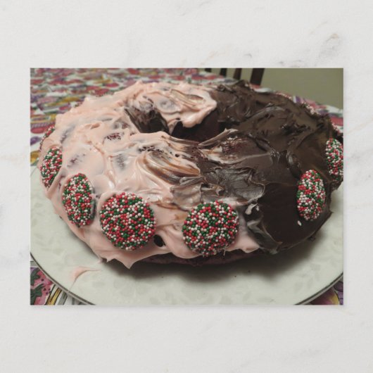 Frosted Cake Briefkaart (Voorkant)